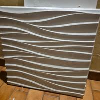 Panelli 3D in gesso 50x50x2 per pareti 