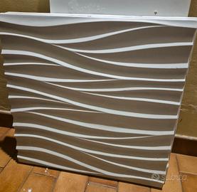Panelli 3D in gesso 50x50x2 per pareti 
