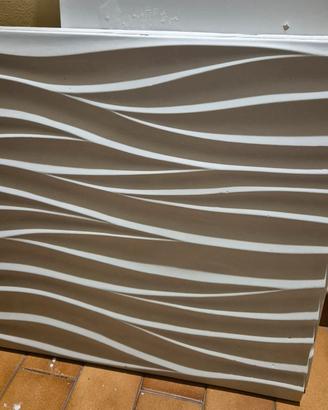Panelli 3D in gesso 50x50x2 per pareti 
