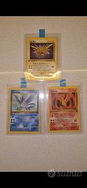 Zapdos FO 30/62 Moltres FO 27/62 Articuno FO 17/62