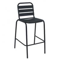 VULCANO - sgabello impilabile in metallo