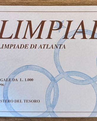 Moneta Argento 1000 Lire 1996 XXVI