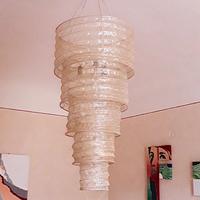 Lampadario a tre luci