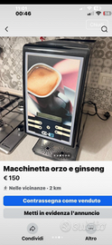 Macchinetta ginseng e orzo