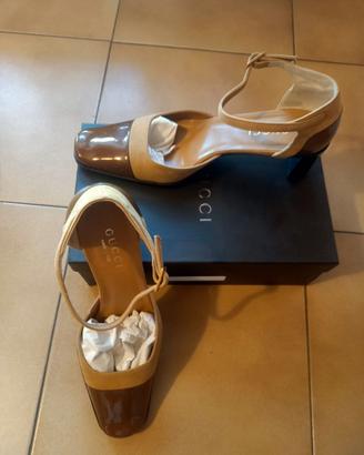 Mary Jane Gucci color senape
