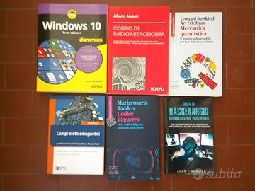 BLOCCO 6 LIBRI SCIENTIFICI
