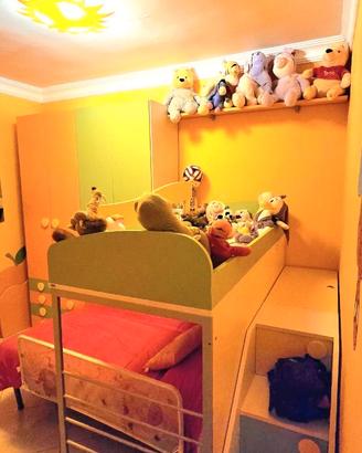 Cameretta con soppalco spar