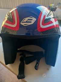 casco sci briko ragazzo con maschera  da sole