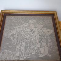 📌 Ricamo Incorniciato Eleganza e Storia