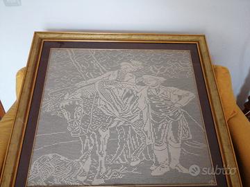 📌 Ricamo Incorniciato Eleganza e Storia