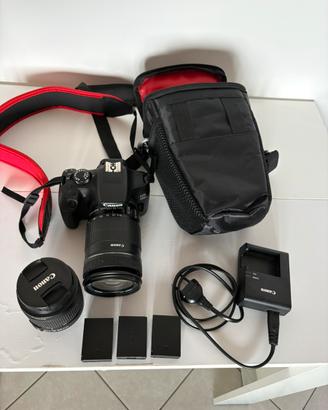 Canon eos 1300d + obiettivo 18-55 e 18-135