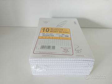 conf. 10 notes A5 quadretto 5mm