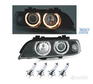 FARI BMW E39 95-00 OCCHI ANGEL FONDO NERO