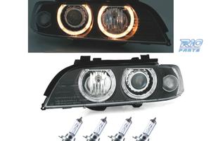 FARI BMW E39 95-00 OCCHI ANGEL FONDO NERO