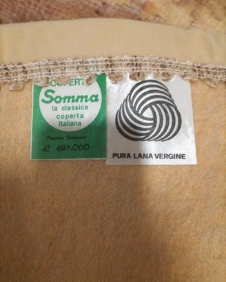 coperta lana 100%