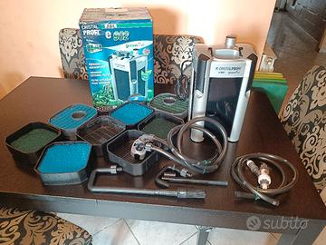 Filtro acquario JBL cristalprofi 902 più diffusore