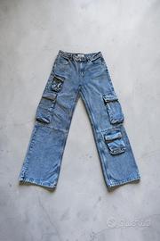 jeans gamba larga M come nuovo