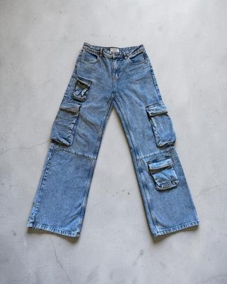 jeans gamba larga M come nuovo