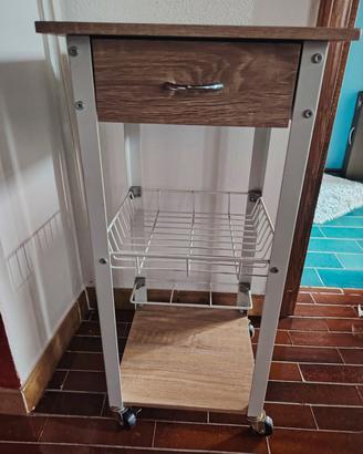 mobiletto da cucina su ruote