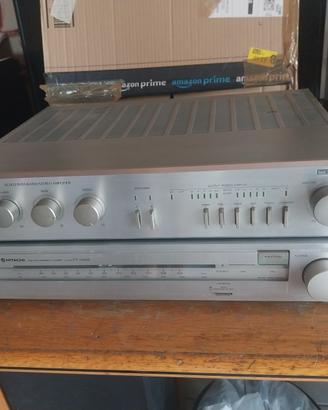 amplificatore phonola  +sintonizzatore  hitachi