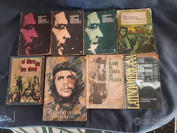 N°8 libri Storia CHE QUEVARA lingua Spag/Ita