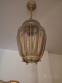 Mestre, Lanterna veneziana a goccia vetro/ottone