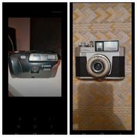 Coppia macchine fotografiche Vintage a pellicola