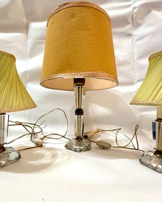 Trittico  abatjour lampade plexiglass  '60 Vintage