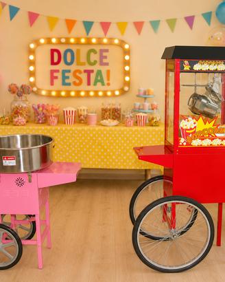 Pop Corn e Zucchero Filato per Sala Feste x Bambin