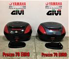 2 Bauletti universali logo Yamaha prodotti da GIVI