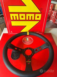 Volante momo mod07 pelle