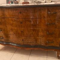 Camera da letto in radica di noce 900