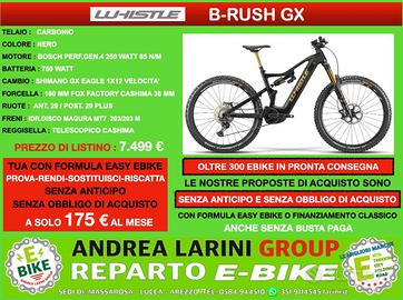 WHISTLE B-RUSH GX pronta consegna