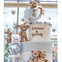 torta scenografica in pasta di zucchero