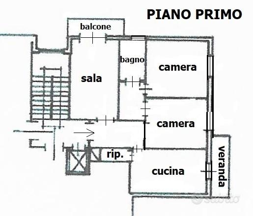 Vicarello. Appartamento con garage e posto auto