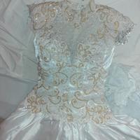 Abito  Sposa pizzo perle paillette Fontana Bridal