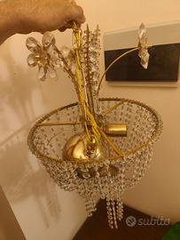 lampadario in strass 