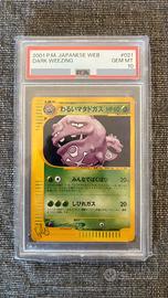 RIBASSO - Pokemon PSA 10 Dark Weezing WebJap POP35