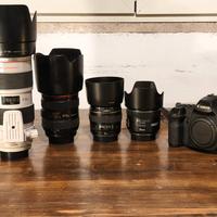 Corredo fotografico Canon 