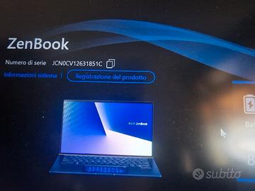 Asus Zenbook UX433Fn 14'' - Ultrabook PC portatile