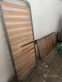 Reti doghe in legno letti singoli