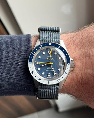 Orologio Yema Navigraf Marine Nationale GMT