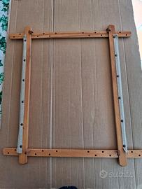 Telaio mobile per fare quadri mezzo punto.