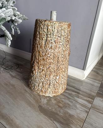 Tronco albero natale