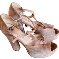 Sandali donna VI&VI vera pelle scamosciata