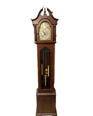 OROLOGIO A PENDOLO 'TEMPUS FUGIT' FUNZIONANTE