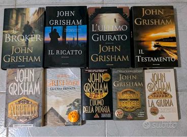 LOTTO 9 LIBRI JOHN GRISHAM ROMANZI - ED. MONDADORI