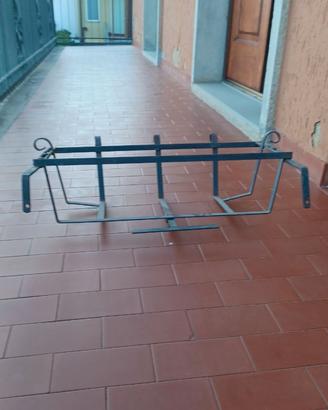 FIORIERE IN FERRO BATTUTO