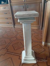 Colonnina in marmo rosa greco 