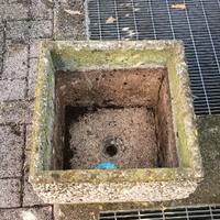 Fioriere in sasso lavato